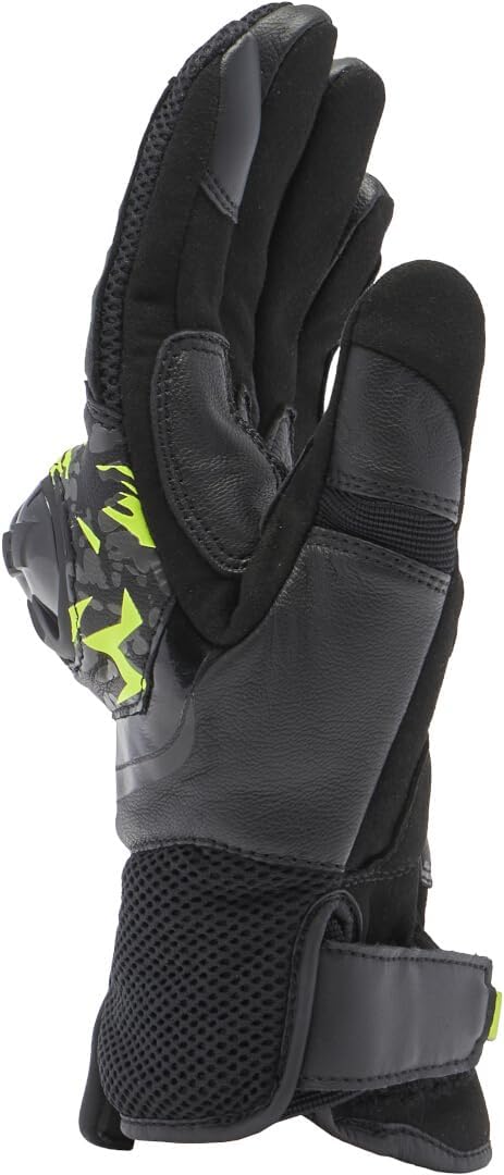 Dainese - Mig 3 Unisex Gloves, Leder-Motorradhandschuhe, Knöchelschutz, Touchscreen, für Männer und