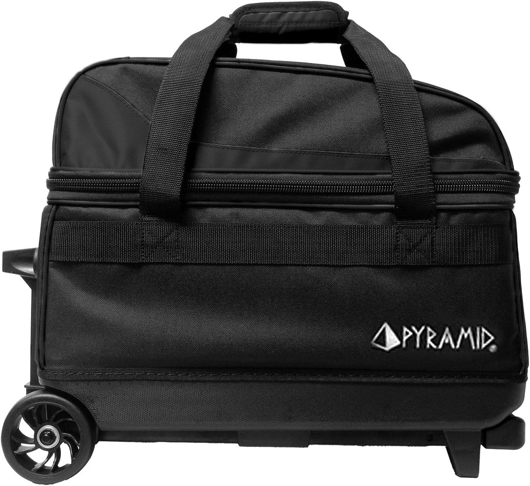 Pyramid Prime Doppelroller-Bowlingtasche Schwarz / Schwarz, Schwarz