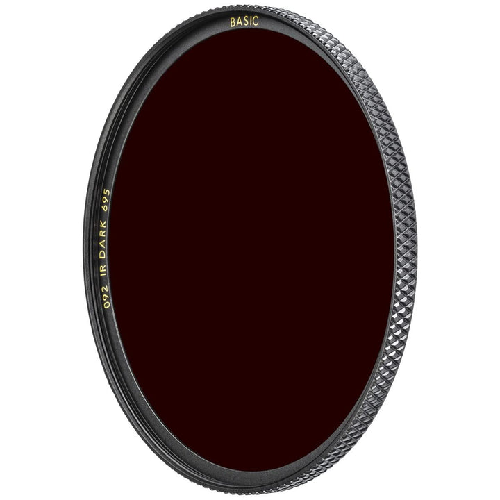 B+W Infrarotfilter dunkelrot 092 Basic 52mm, 1102761, Black
