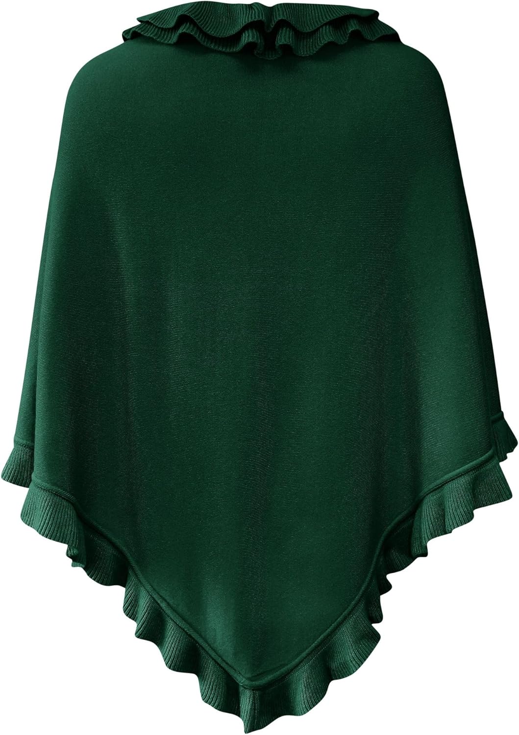 Poncho Cape Trachtentuch Umhang Stola Schultertuch Trachten-Tuch Damen Strickponcho Tracht Strick Tr