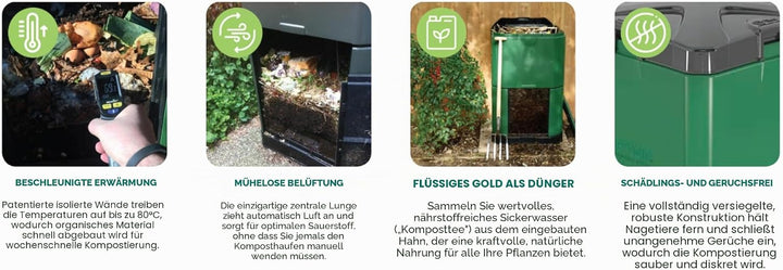 Aerobin Heisskomposter (200 Liter), 200 Liter