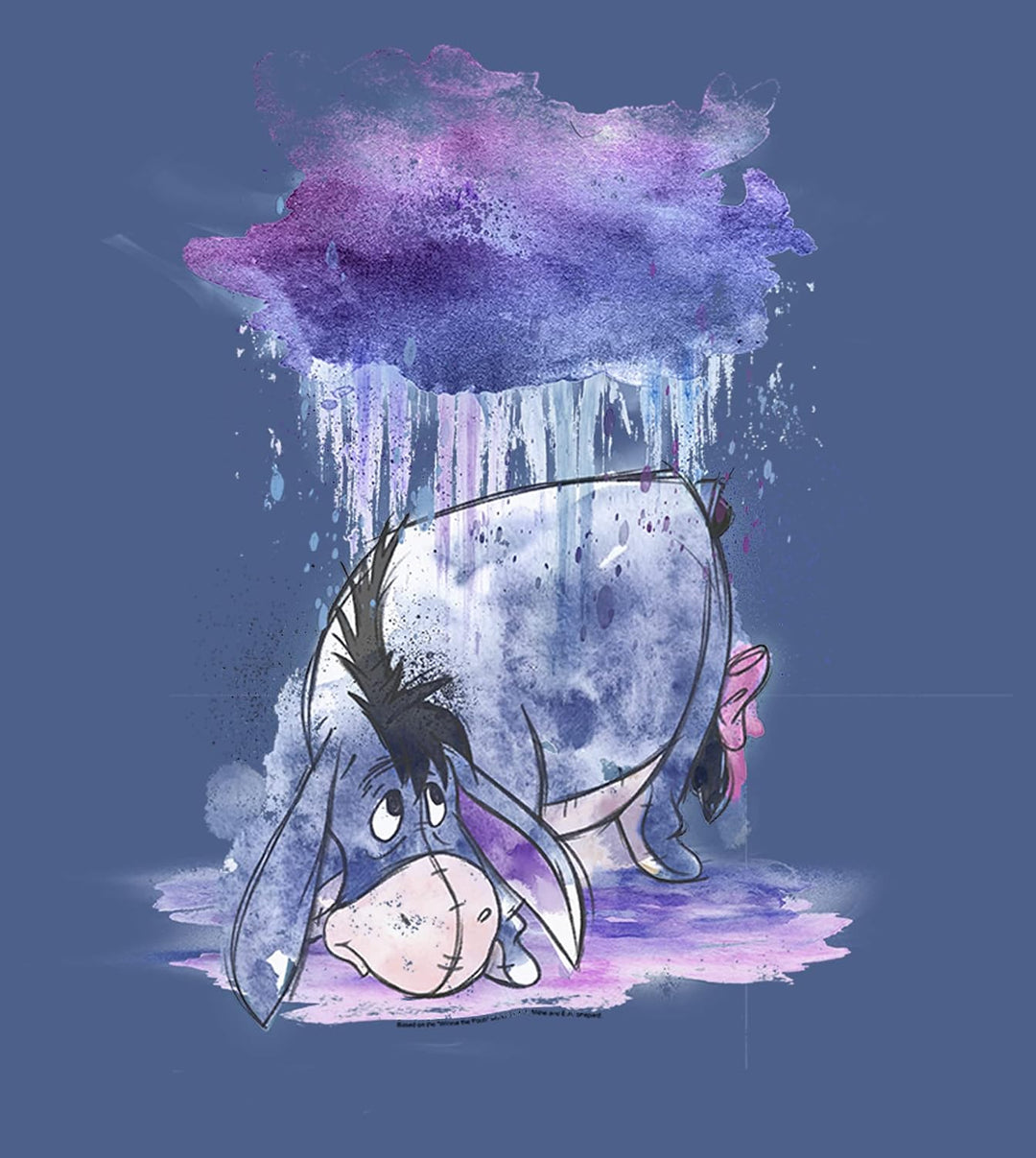 Disney Winnie The Pooh Watercolor Eeyore Boy&