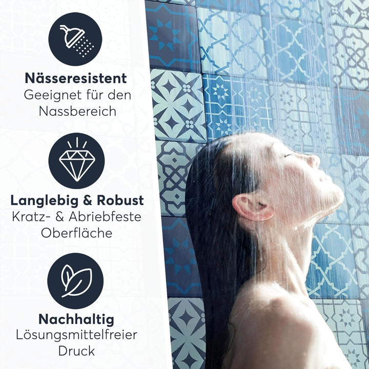 Fliesenmosaik Dekoaufkleber Fliesen - CREATISTO Fliesensticker I Fliesen Klebefolie Folie Sticker Au