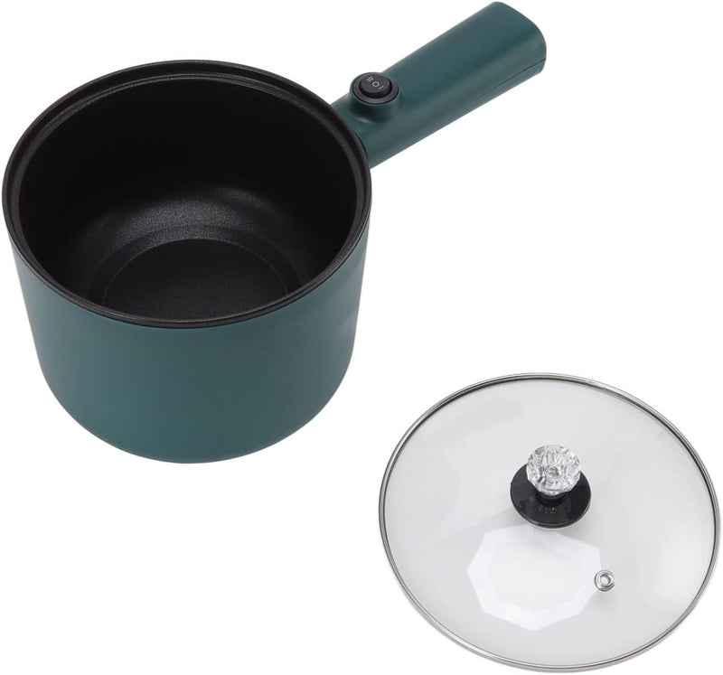 Elektrischer Hot Pot, Mini-Ramen-Kocher 1,8 L Schnellnudelkocher Antihaft-Sauté-Pfanne Mini-Topf 2 T