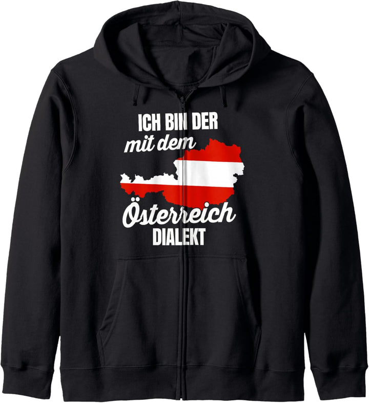 Österreich Herren Adler Oida Wappen Tirol Steiermark Damen Kapuzenjacke