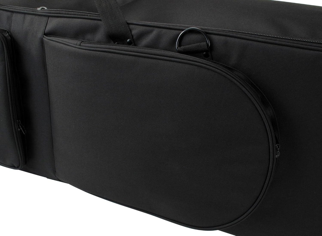 Classic Cantabile Keyboardtasche mit Rollen 115cm schwarz (robuster Gigbag, Innenmasse, 115 x 45 x 1