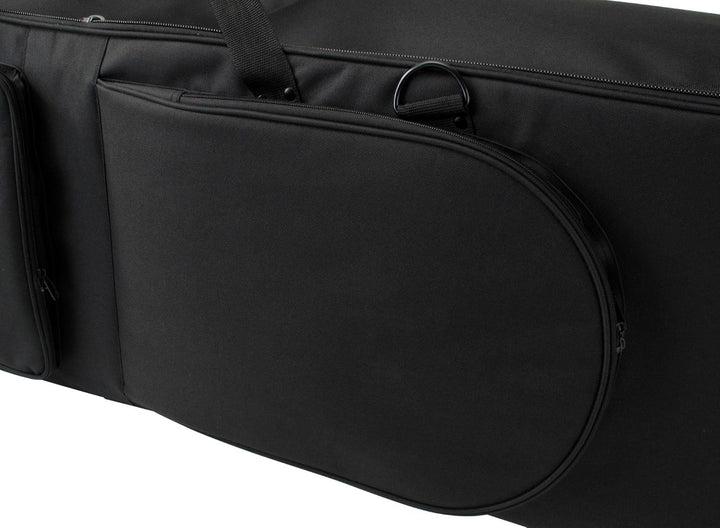Classic Cantabile Keyboardtasche mit Rollen 115cm schwarz (robuster Gigbag, Innenmasse, 115 x 45 x 1