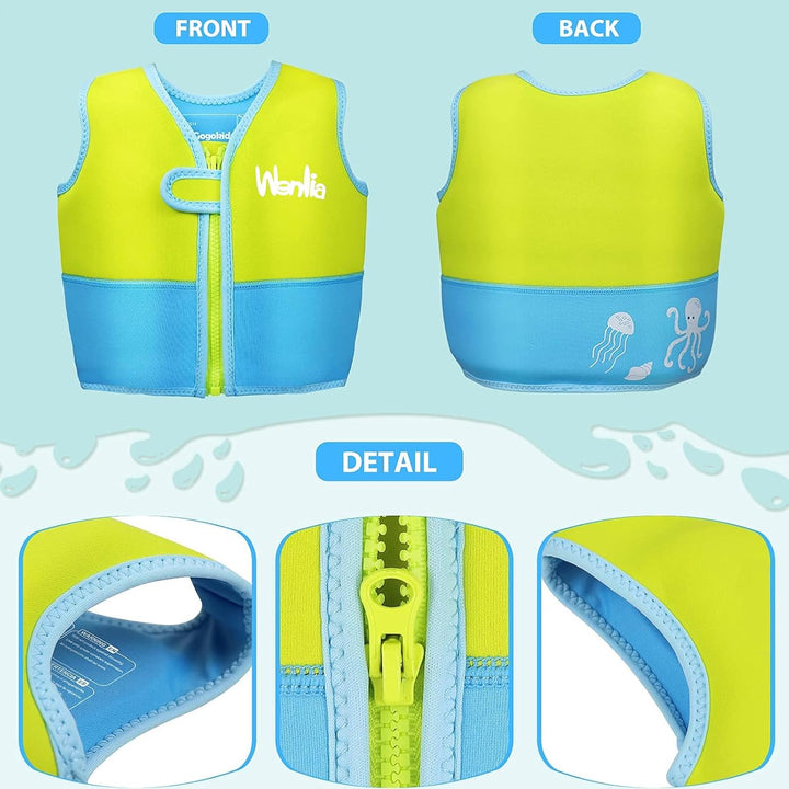 Kinder Schwimmjacke, Kleinkind Neopren Schwimmen Weste Schwimmtraining Hilfe Schwimmende Badeanzug m