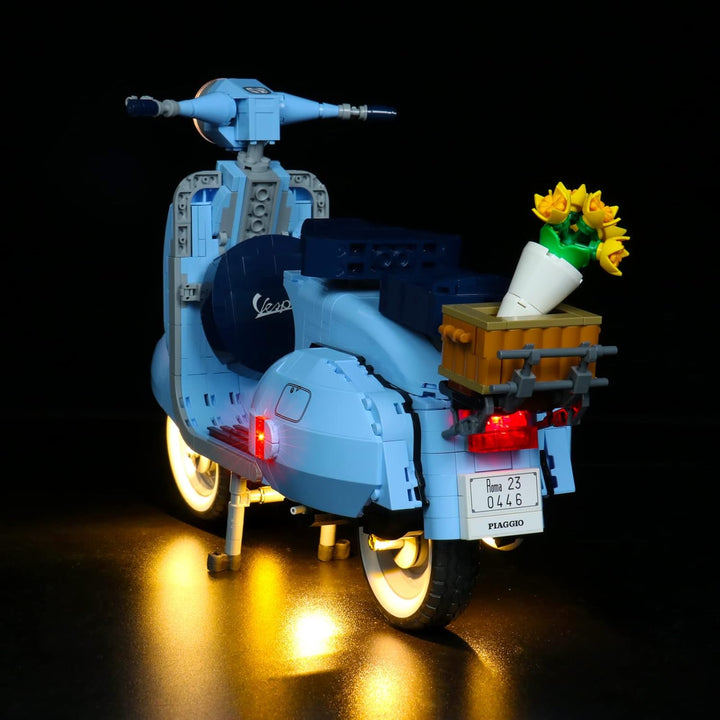 Led Licht Set für Lego Vespa 125, Led Beleuchtungs Set für Lego 10298 Vespa 125 Vintage Roller - Nur
