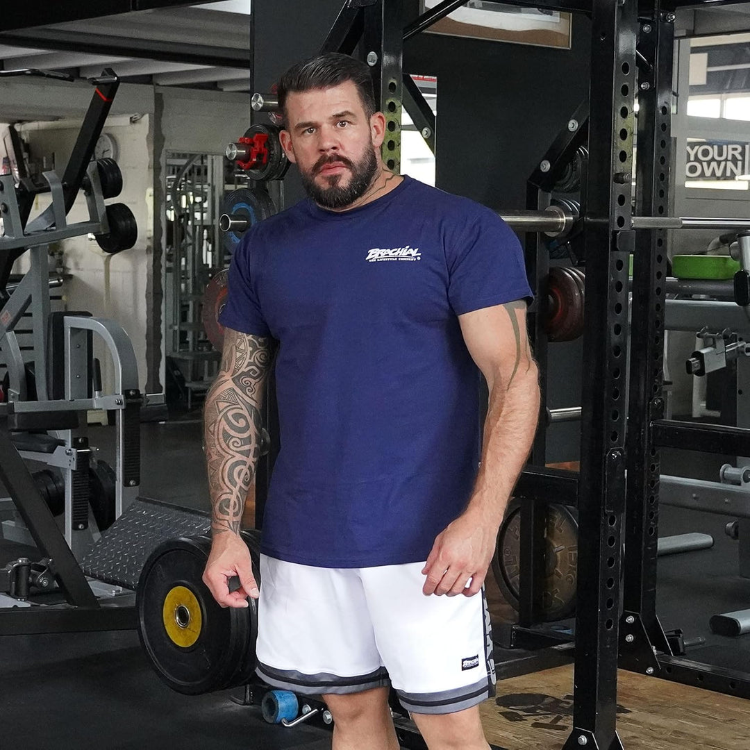 Brachial Premium Herren T-Shirt Core Regular-Fit - für Freizeit Bodybuilding Workout Gym Kraftsport