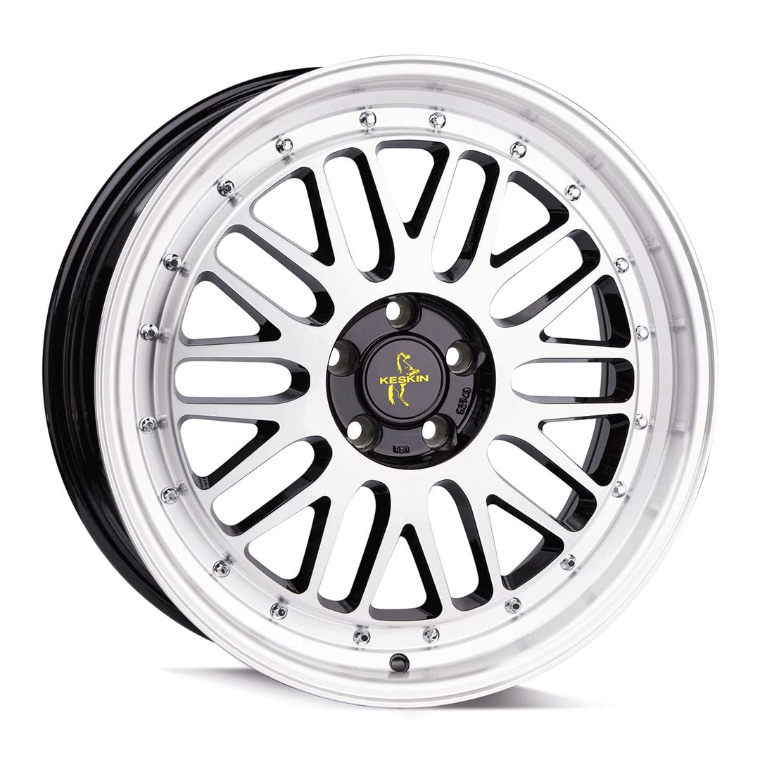 Keskin KT22 8.5JX19 5/112 ET45 72.6 BLACK FRONT POLISH Alufelge