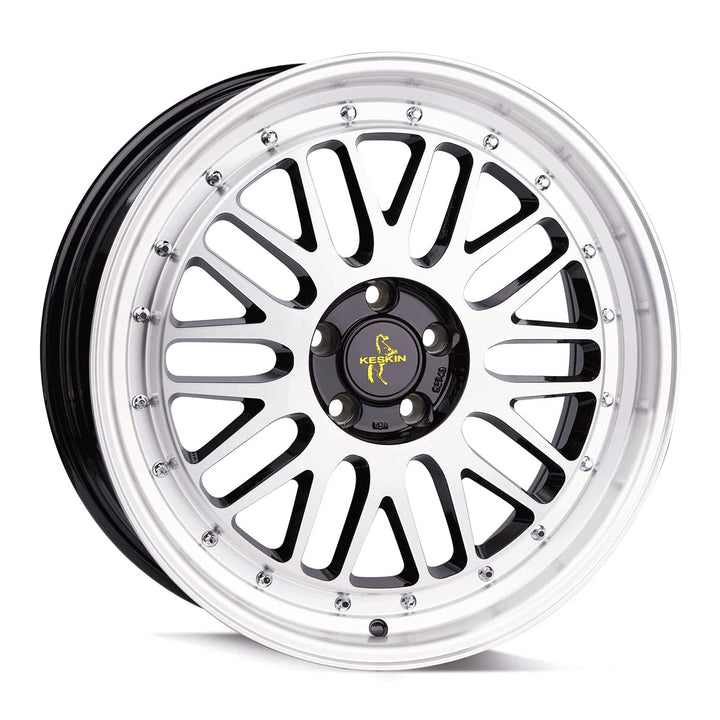 Keskin KT22 8.5JX19 5/112 ET45 72.6 BLACK FRONT POLISH Alufelge