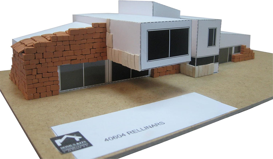 DOMUS Kits Domus kits40604 Massstab 1: 221 cm tatsächliche RELLINARS Häuser Modell