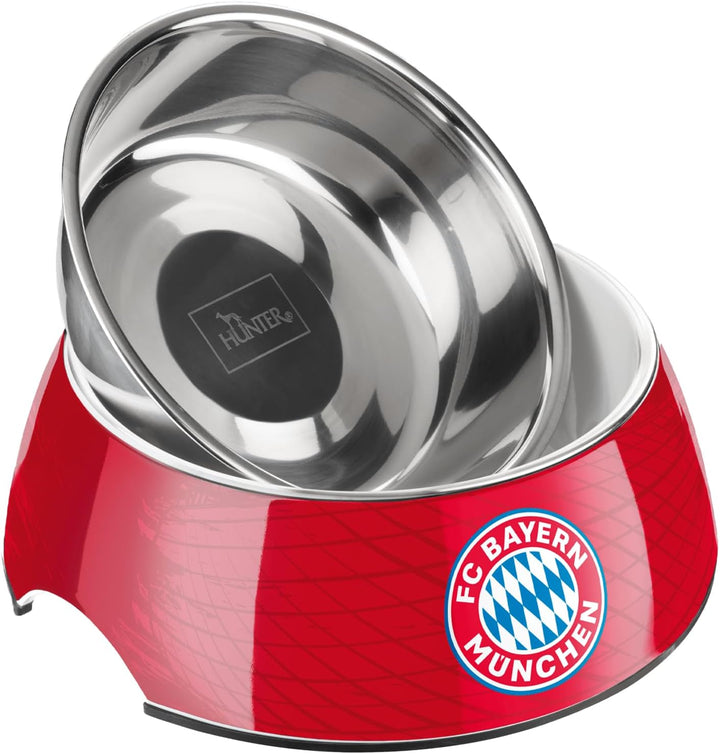 Hunter FC Bayern München Melamin-Napf, Futternapf, Trinknapf, 160 ml, rot 160ml, 160ml