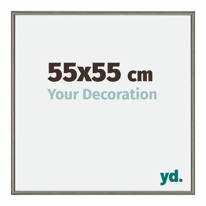 yd. Your Decoration - Bilderrahmen 55x55 cm - Bilderrahmen aus Aluminium mit Acrylglas - Antireflex