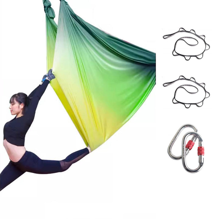 aerial yogatuch 5m with Extension Straps, and Carabiners Nur für Erwachsene(5M) YY, YY