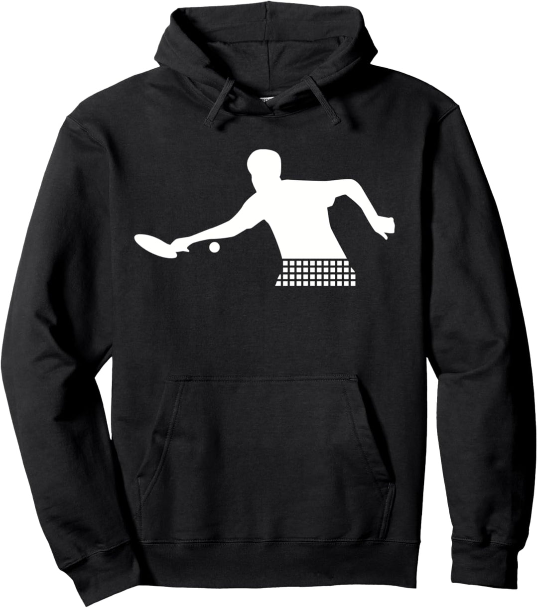 Tischtennis Spieler Pullover Hoodie