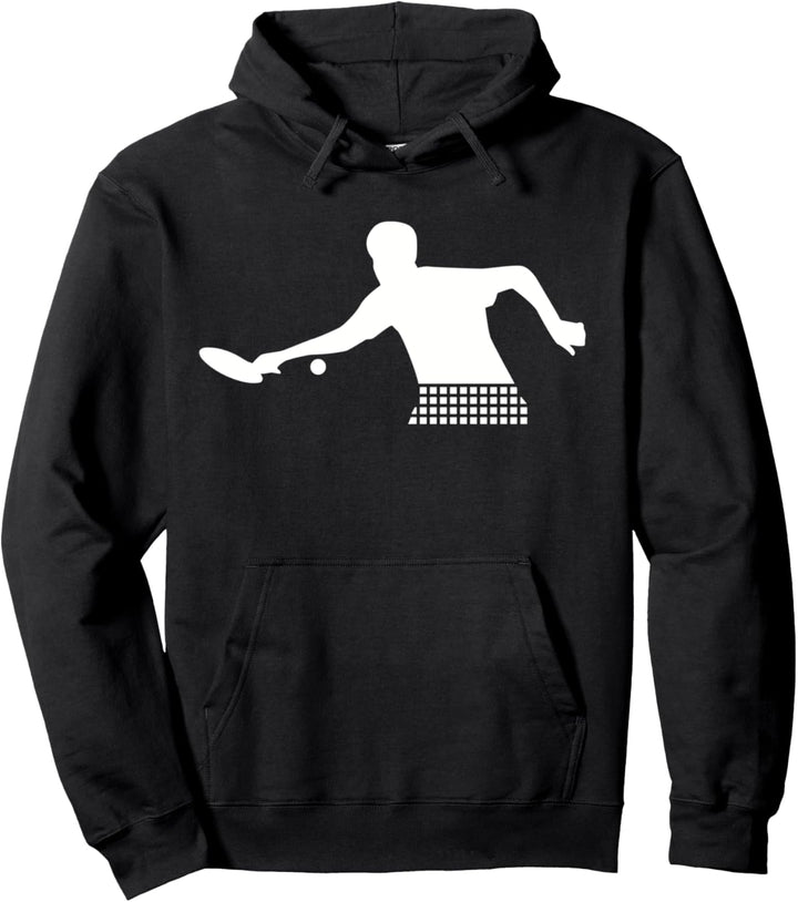 Tischtennis Spieler Pullover Hoodie