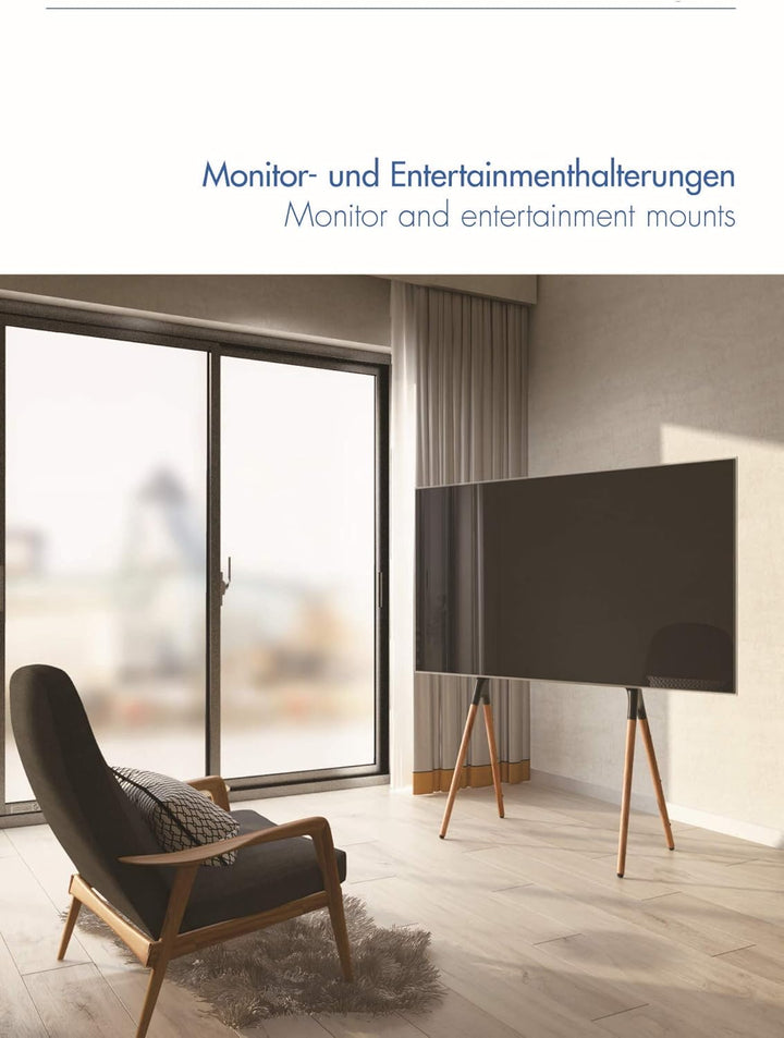 LogiLink BP0046 4-fach Monitor-Schreibtischständer 33-81,3 cm (13-32 Zoll) schwarz