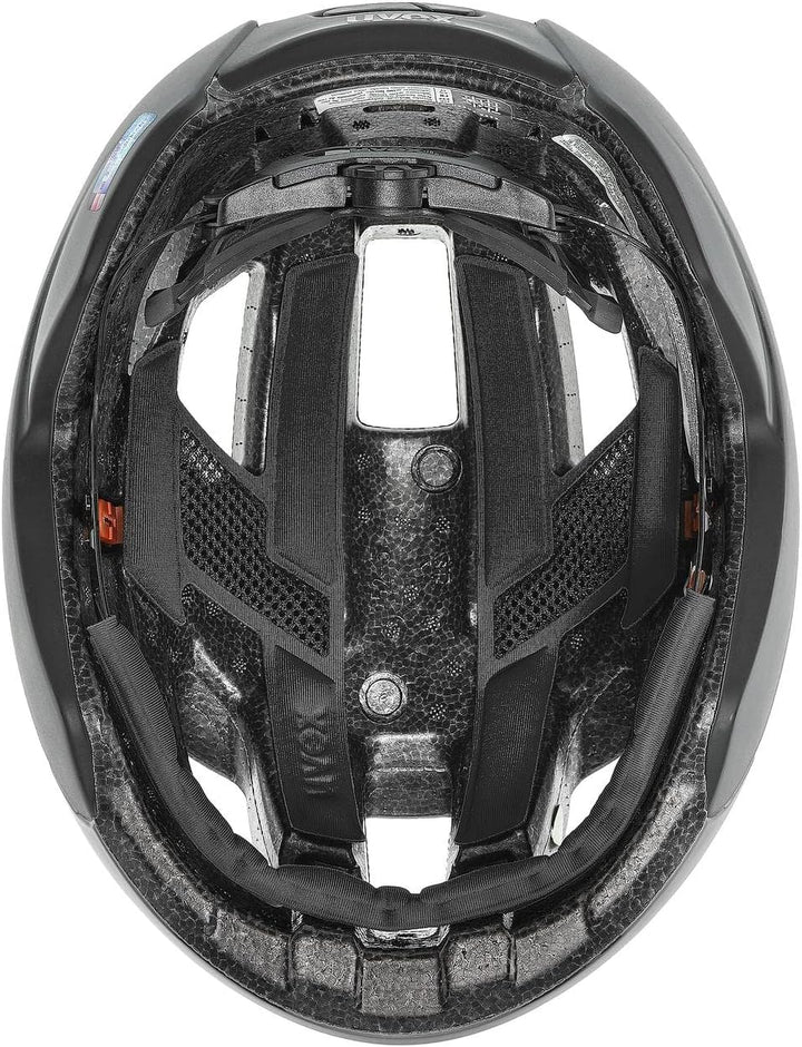 Uvex Rise CC Rennrad Fahrrad Helm matt schwarz 2024 52-56 cm, 52-56 cm
