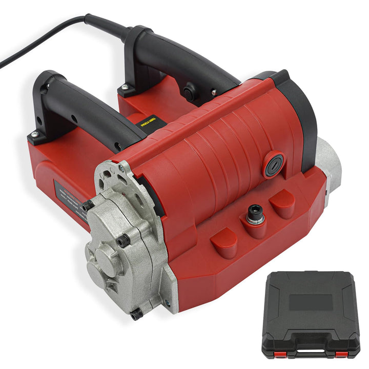Betonfräse 4580W Elektrische Wandhobelmaschine 3500RPM, 1-4mm Einstellbare Hobeltiefe, 15cm Breite,