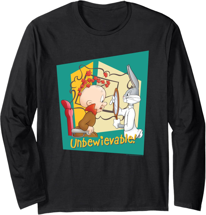 Looney Tunes Bugs and Elmer Unbewievable Langarmshirt