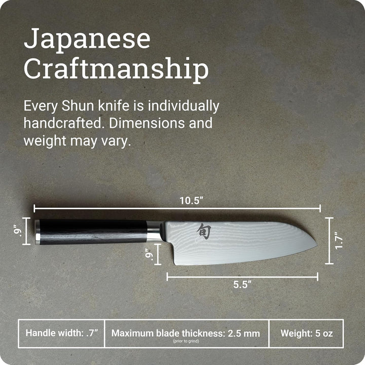 KAI DM-0727 Shun Santoku 5.5 (14