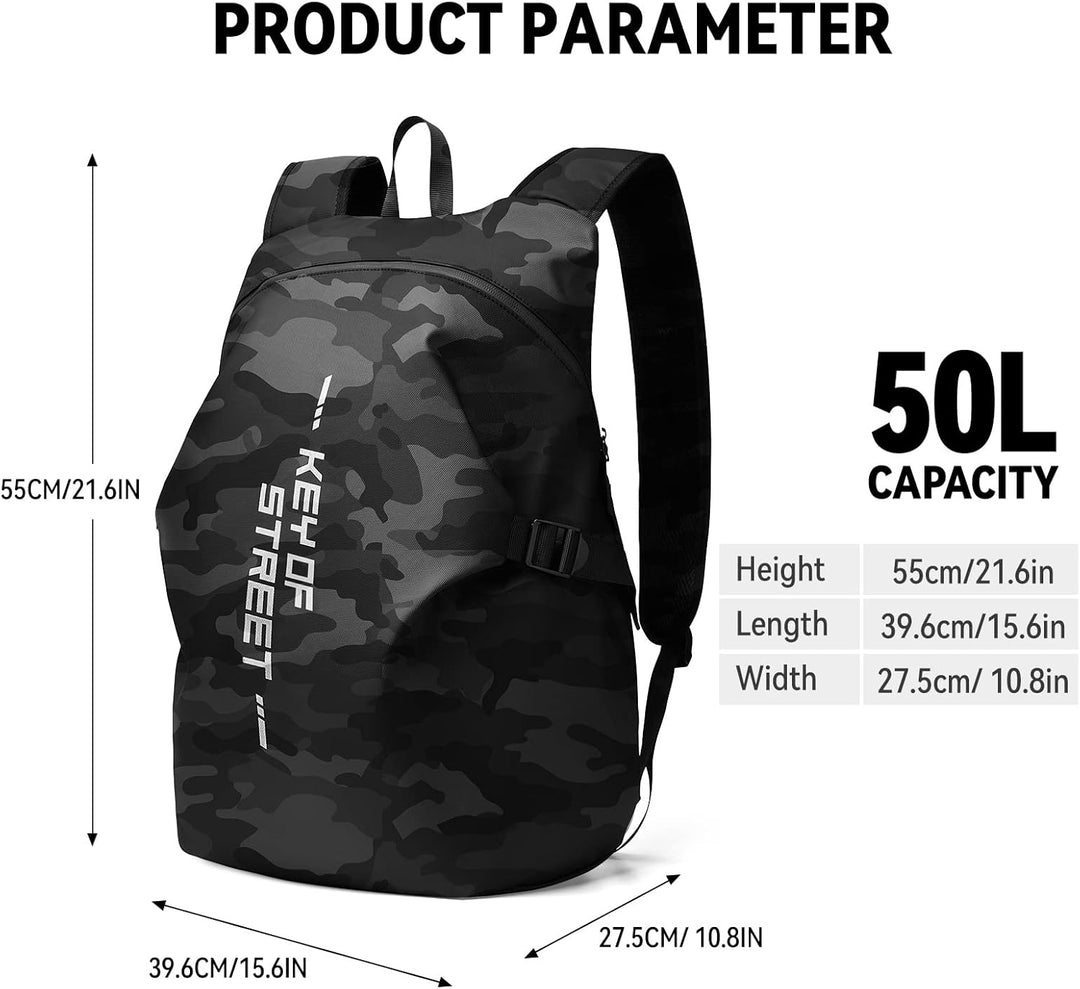 Motorradrucksäcke für Herren, wasserdichter Helmrucksack, Motorradzubehör, Laptoptaschen, Reiserucks