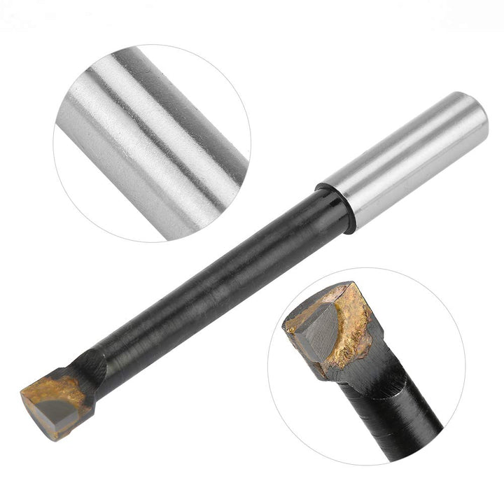 Jeanoko 9-tlg. 12-mm-Bohrstangensatz Wendeschneidplatten-Hochgeschwindigkeitsstahldrehmaschinenteile