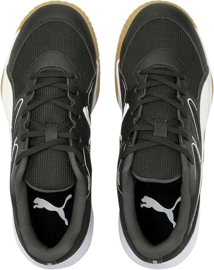 PUMA Unisex Kinder Solarflash Jr Leichtathletik-Schuh, Puma Black Puma White High Risk Red Gum