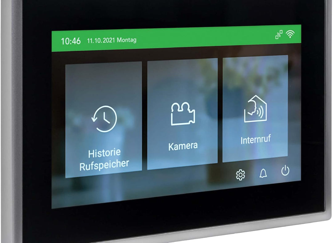 Ritto Gegensprechanlage Video Innenstation, TwinBus IP,7-Zoll HD Monitor für klare visuelle Kommunik