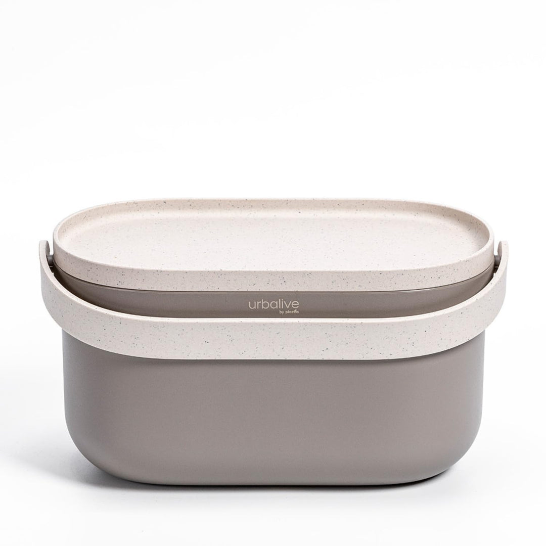 Urbalive Design Biomülleimer Küche 4L - Komposteimer Küche mit Deckel - Kleiner Mülleimer für alltäg