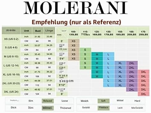 MOLERANI Damen Sommerkleider Casual T-Shirt Kurzarm Strandkleid Loose Swing Damenkleid M Blaue, Weis