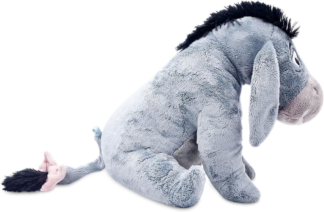 Disney Store Offizielles mittelgrosses I-Aah-Kuscheltier, 18 cm, von Winnie Puuh, Besticktes Kuschel