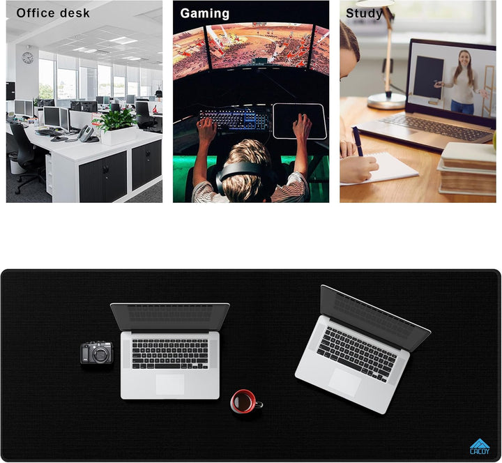 Cacoy 1600x600 mm Übergrösse Gaming-Mauspad XXXL, Grossformat Büro Schreibtischunterlage, Grosses Re
