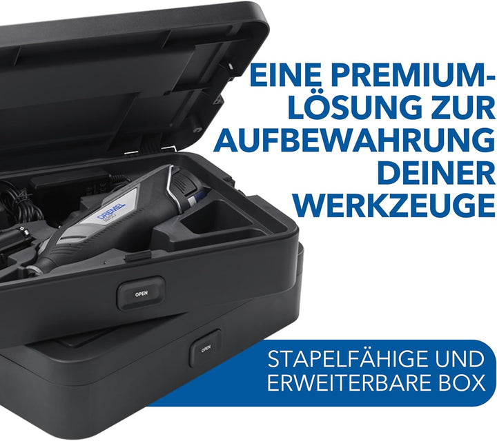 Dremel 8240 Akku-Multitool 12V 2Ah, Multifunktionswerkzeug Set mit 2 Akkus, 5 Auf-und Vorsätze, 1 Dr