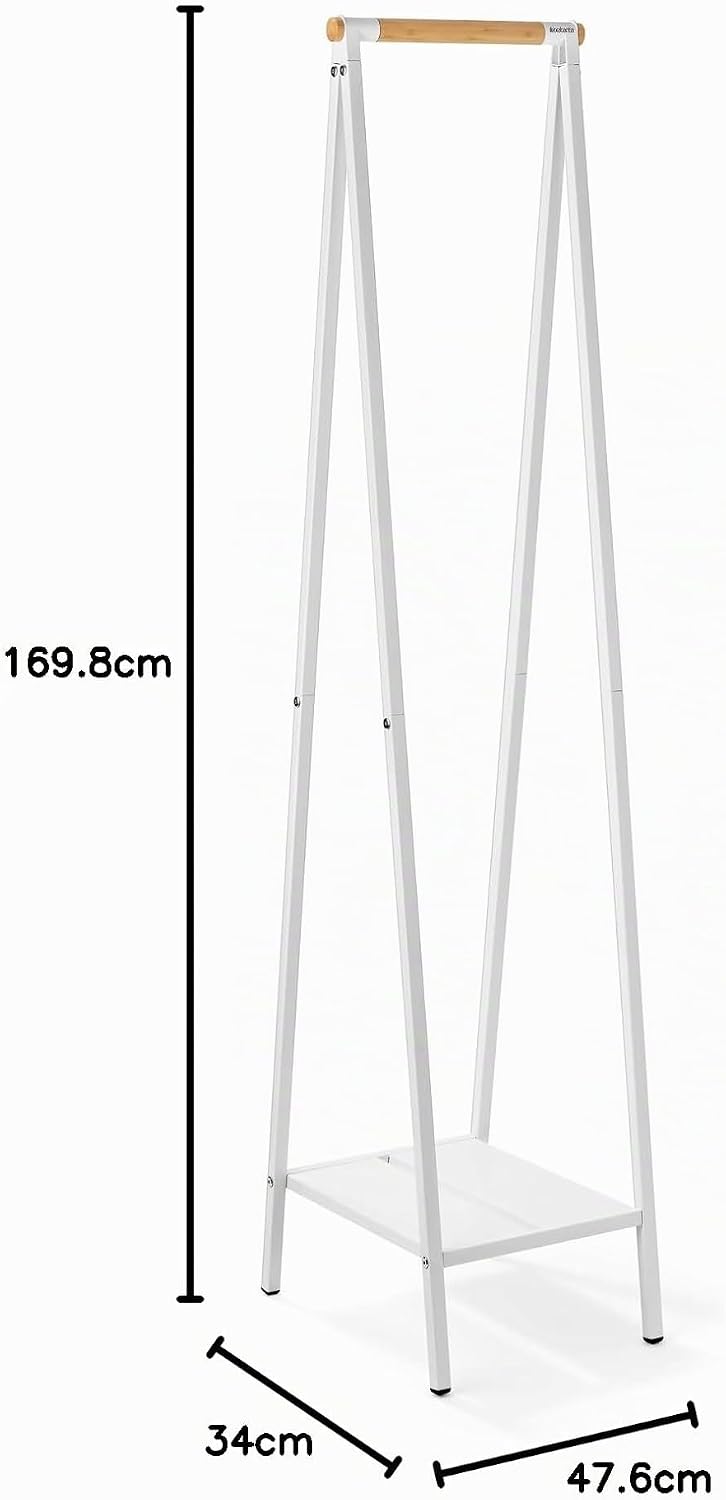 Brabantia - Linn Kleiderständer, Kompakt - Freistehende Kleiderstange - Für Kleider - Kleider Aufhän