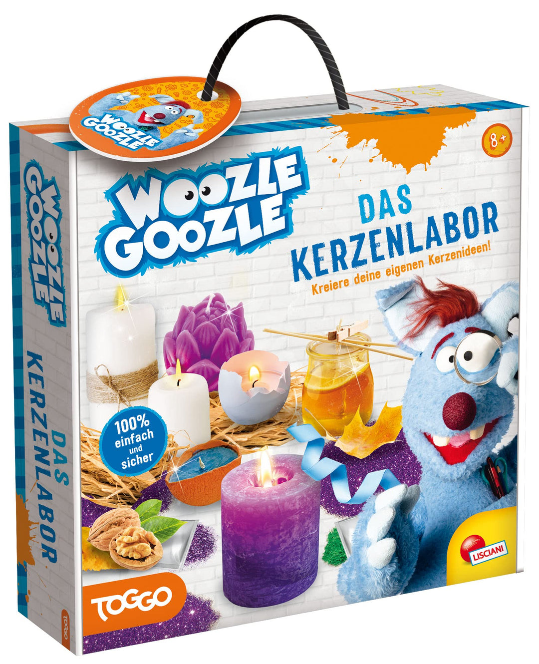 Lisciani - WOOZLE GOOZLE Das Kerzenlabor - Kerzenherstellungsset - Für Kinder ab 8 Jahren - Erstelle