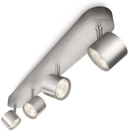 Philips myLiving LED Balkenspot, 4x4W, alu 4-flammig Aluminium, 4-flammig Aluminium