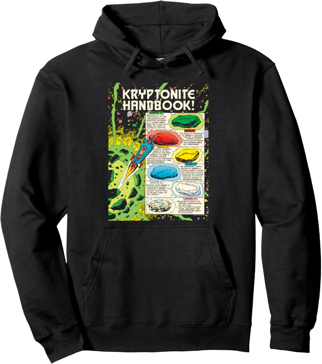 Superman Kryptonite Handbook Pullover Hoodie