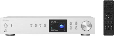 VR-Radio Receiver: Digitaler WLAN-HiFi-Tuner, Internetradio, DAB+, Bluetooth, Silber (HiFi Receiver,