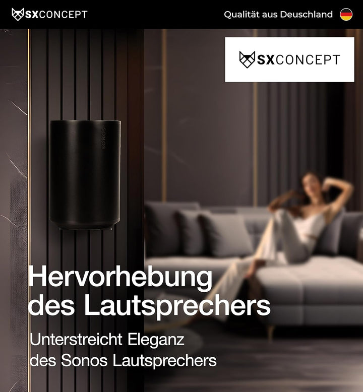 SX-Concept® - Era 100 Wandhalterung | Sonos Wandhalterung für Sonos Era 100 | Gerade-Variante | plat