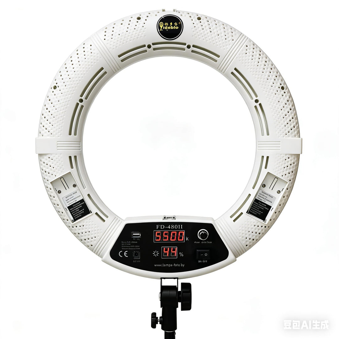 FD480 Digitaler Bildschirm LED Ringleuchte Licht Set:18 Zoll 96W Dimmbare LED-Ringlicht Lampenstativ