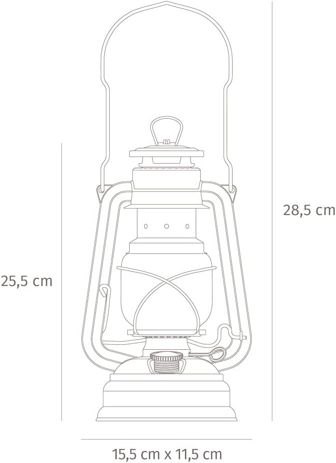 Feuerhand Sturmlaterne Baby Special 276 in 21 Farben (Signalgelb)