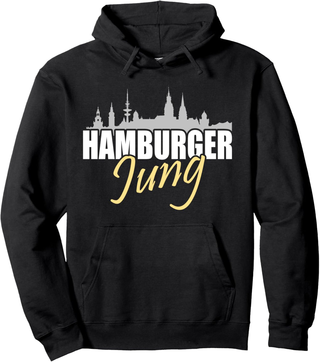 Hamburger Jung - Elbe Anker Moin Hamburg Sprüche Pullover Hoodie