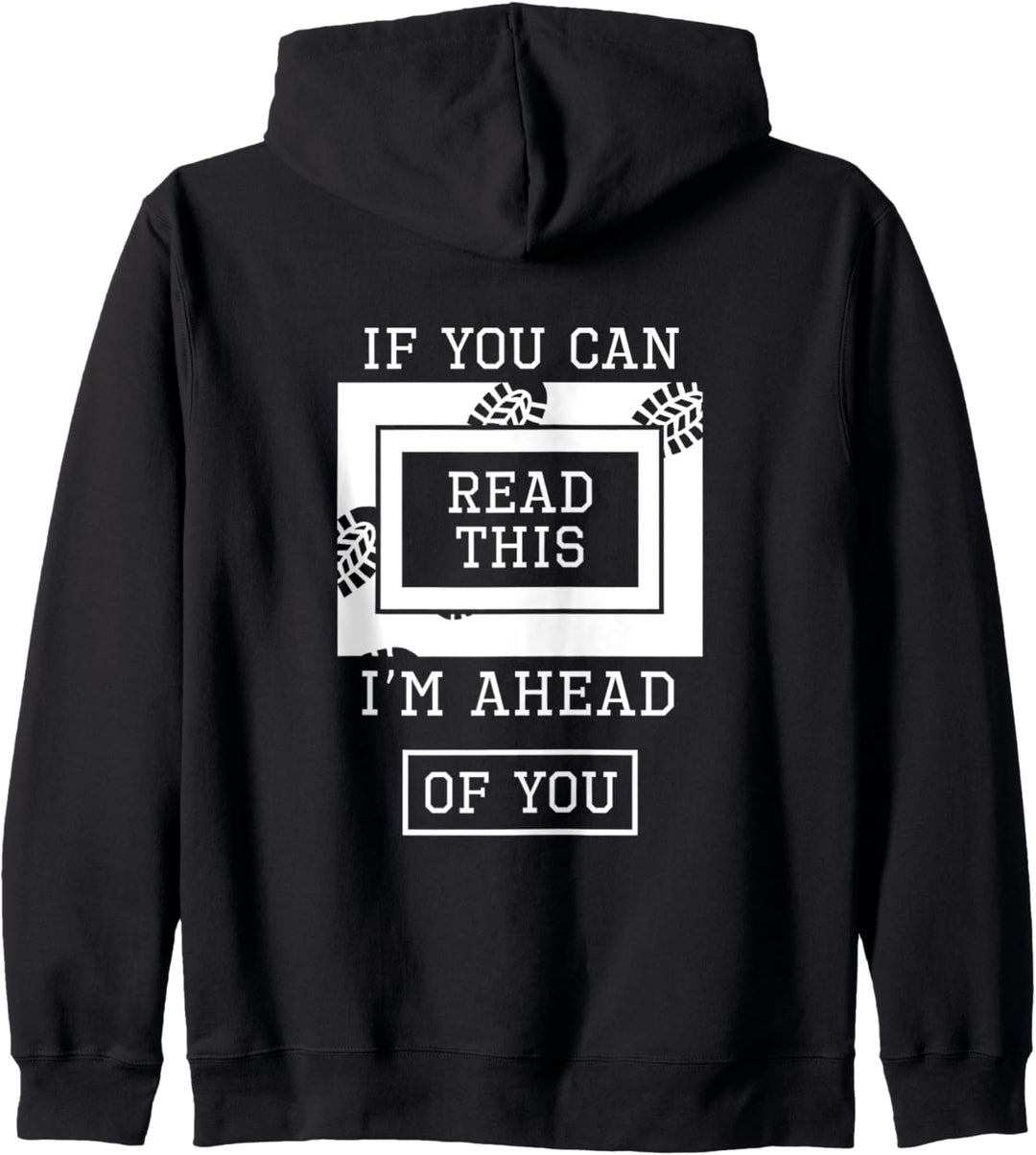 Wenn Sie dies vorab lesen können Lustiger Runner Print Kapuzenjacke