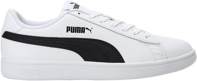 PUMA Unisex Smash V2 L Sneaker 40 EU Puma White Puma Black, 40 EU Puma White Puma Black