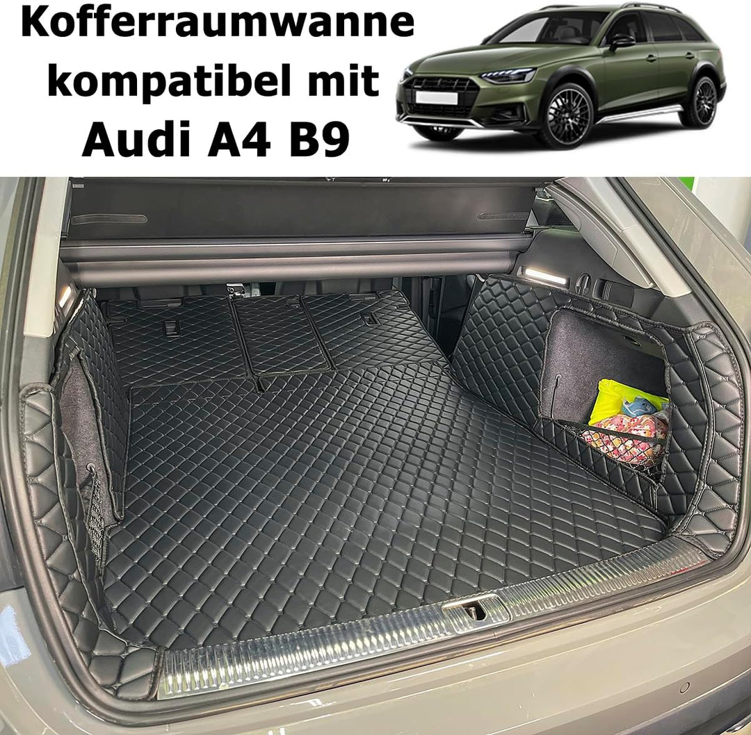 Kofferraumwanne für Audi A4 V (B9) Kombi (Avant) 2015-2025 | Kofferraummatte kofferraum schutzmatte
