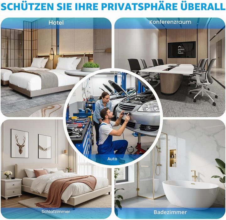 Wanzen Detektor Kamera Detektor Versteckte Kamera Detektor mit 5 Stufen Hidden Camera Detector RF Wi