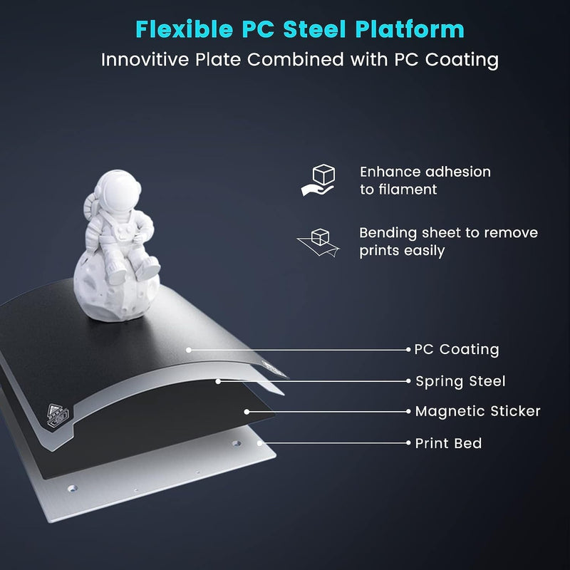 Offiziell Creality Ender-3 V2 Neo 3D-Drucker Vollmetall-Bowden-Extruder CR Touch Modellvorschau mit